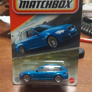 Matchbox Metallic Blue Toy Car